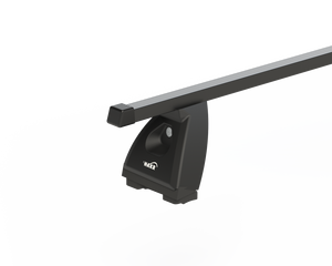 Střešní nosič OPEL Astra  1992-1997 pevný bod , Fe tyč černá